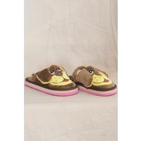 Children's Slippers with Animal Figures Brown - 12482.264.