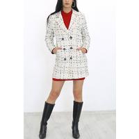 Lined Stamp Coat Beige - 3002.1322.