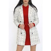 Lined Stamp Coat Beige - 3002.1322.