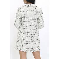 Lined Stamp Coat Beige - 3002.1322.