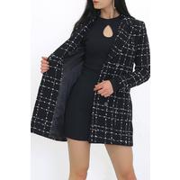Lined Cashmere Coat Black - 3002.1322.