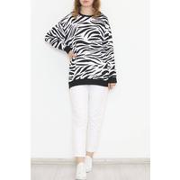 İki İplik Desenli Sweat Zebra - 12094.1567.