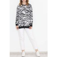 İki İplik Desenli Sweat Zebra - 12094.1567.