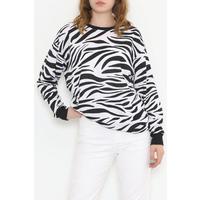 İki İplik Desenli Sweat Zebra - 12094.1567.