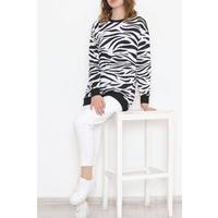 İki İplik Desenli Sweat Zebra - 12094.1567.