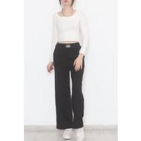 Interlock Embroidered Trousers Black - 471216.1567.