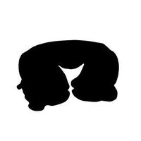 Jr Gear U Pillow Neck Pillow - BLACK