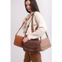 Women's bag Grace made of genuine leather Gr1021 CACAO