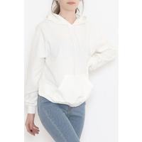 Kangaroo Pocket Sweat Ecru - 3301.105.