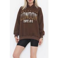 Kapşonlu Sweat Kahve - 427.1145.