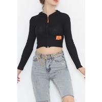Hooded Camisole Jacket Black - 11711.1567.