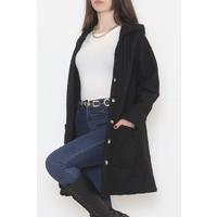 Hooded Lamb Jacket Black - 12428.1289.