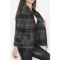 Hooded Cashmere Jacket Darkgreen - 11716.1095.
