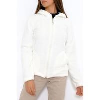 Hooded Plush Coat White - 10248.107.