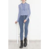 Hooded Striped Blouse Saks - 471987.1567.