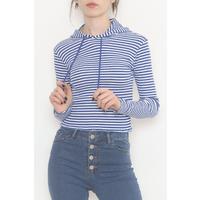 Hooded Striped Blouse Saks - 471987.1567.