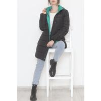 Hooded Coat Blackgreen - 5143.1555.
