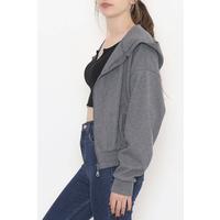 Hooded Zip Jacket Smoked - 12160.1755.