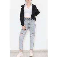 Hooded Zip Jacket Black - 12160.1755.
