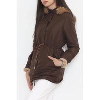 Jacket with hood, brown1 - 84283.683.