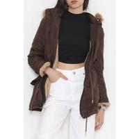 Jacket with hood, brown1 - 84283.683.