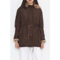 Jacket with hood, brown1 - 84283.683.