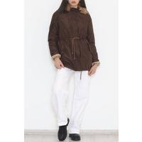 Jacket with hood, brown1 - 84283.683.