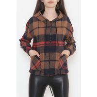 Hooded Cashmere Jacket Brown - 11716.1095.