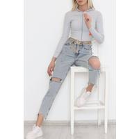 Hooded Camisole Jacket Gray - 11711.1567.