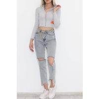 Hooded Camisole Jacket Gray - 11711.1567.