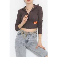 Hooded Camisole Jacket Brown - 11711.1567.