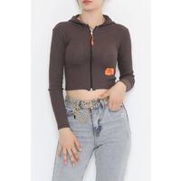 Hooded Camisole Jacket Brown - 11711.1567.