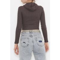 Hooded Camisole Jacket Brown - 11711.1567.