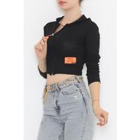 Hooded Camisole Jacket Black - 11711.1567.