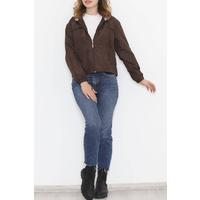 Jacket with hood, light brown - 11609.683.