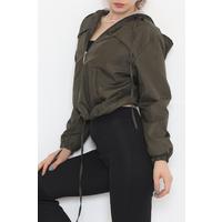 Hooded Coat Khaki - 11609.683.
