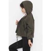 Hooded Coat Khaki - 11609.683.