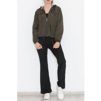 Hooded Coat Khaki - 11609.683.
