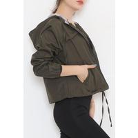 Hooded Coat Khaki - 11609.683.