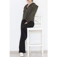 Hooded Coat Khaki - 11609.683.