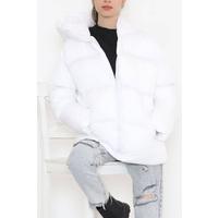 Hooded Puffer Jacket White - 214005.1247.