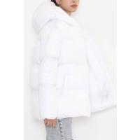 Hooded Puffer Jacket White - 214005.1247.