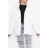Hooded Puffer Jacket White - 214005.1247.