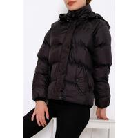 Hooded Inflatable Coat Black - 10008.1555.
