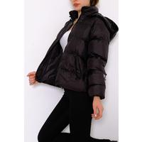 Hooded Inflatable Coat Black - 10008.1555.