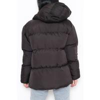 Hooded Puffer Jacket Black - 214005.1247.