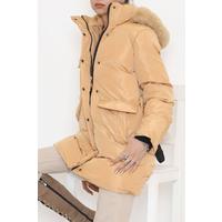 Down jacket with fur hood - 4004.1555.