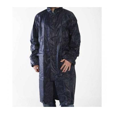 Kapüşonlu Lacivert PVC Yağmurluk XXL