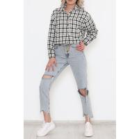 Square Patterned Jacket Black - 508.1367.