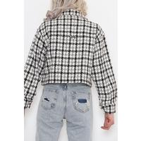 Square Patterned Jacket Black - 508.1367.